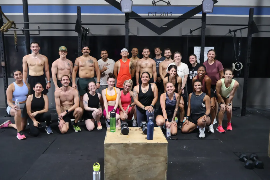 The FTX Hybrid Athletics team in the Fort Worth gym